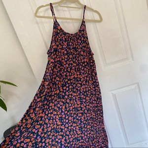 EUC Universal Thread Floral Babydoll Midi Dress